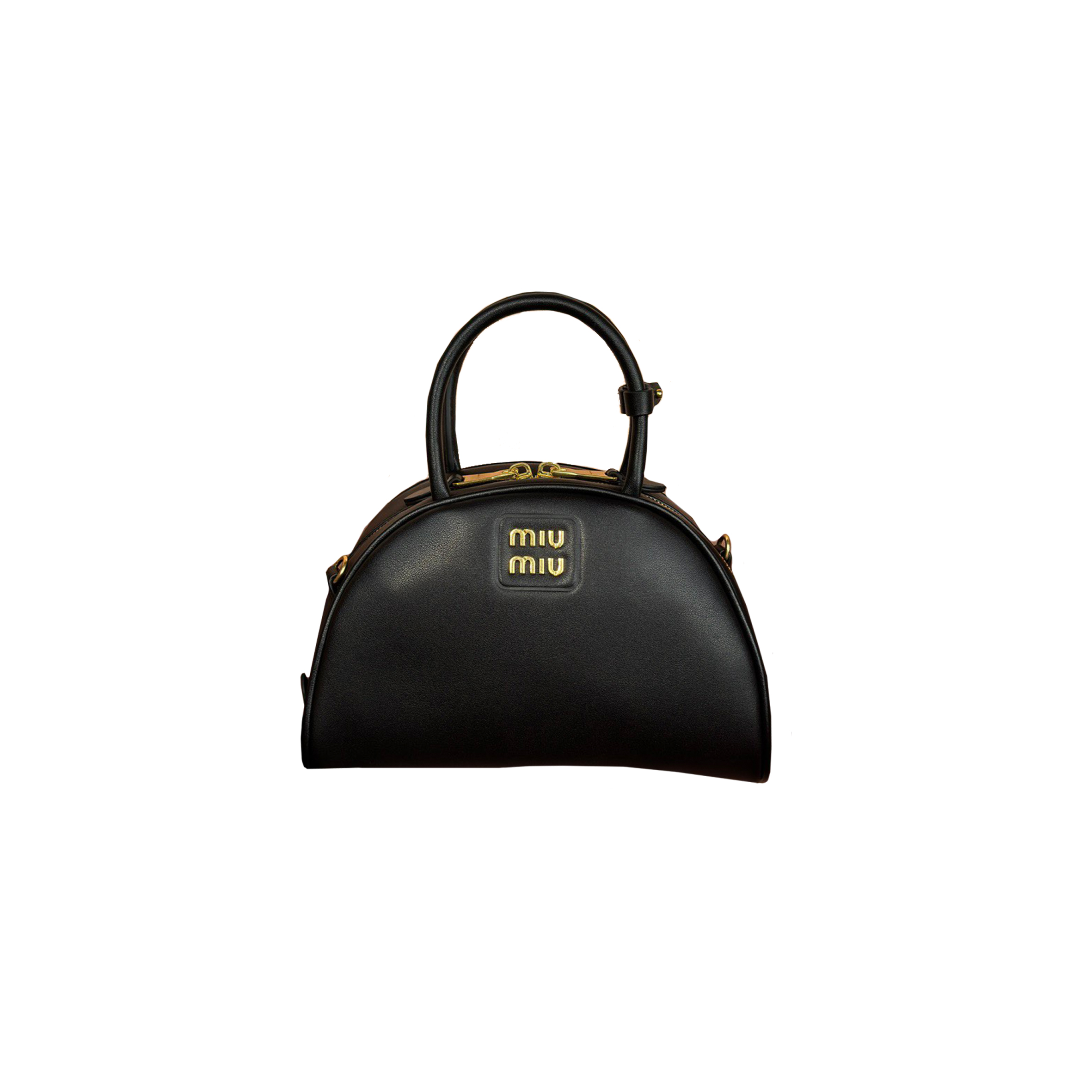 M1v M1v black leather bag 5bb157 (24*15.5*11cm)